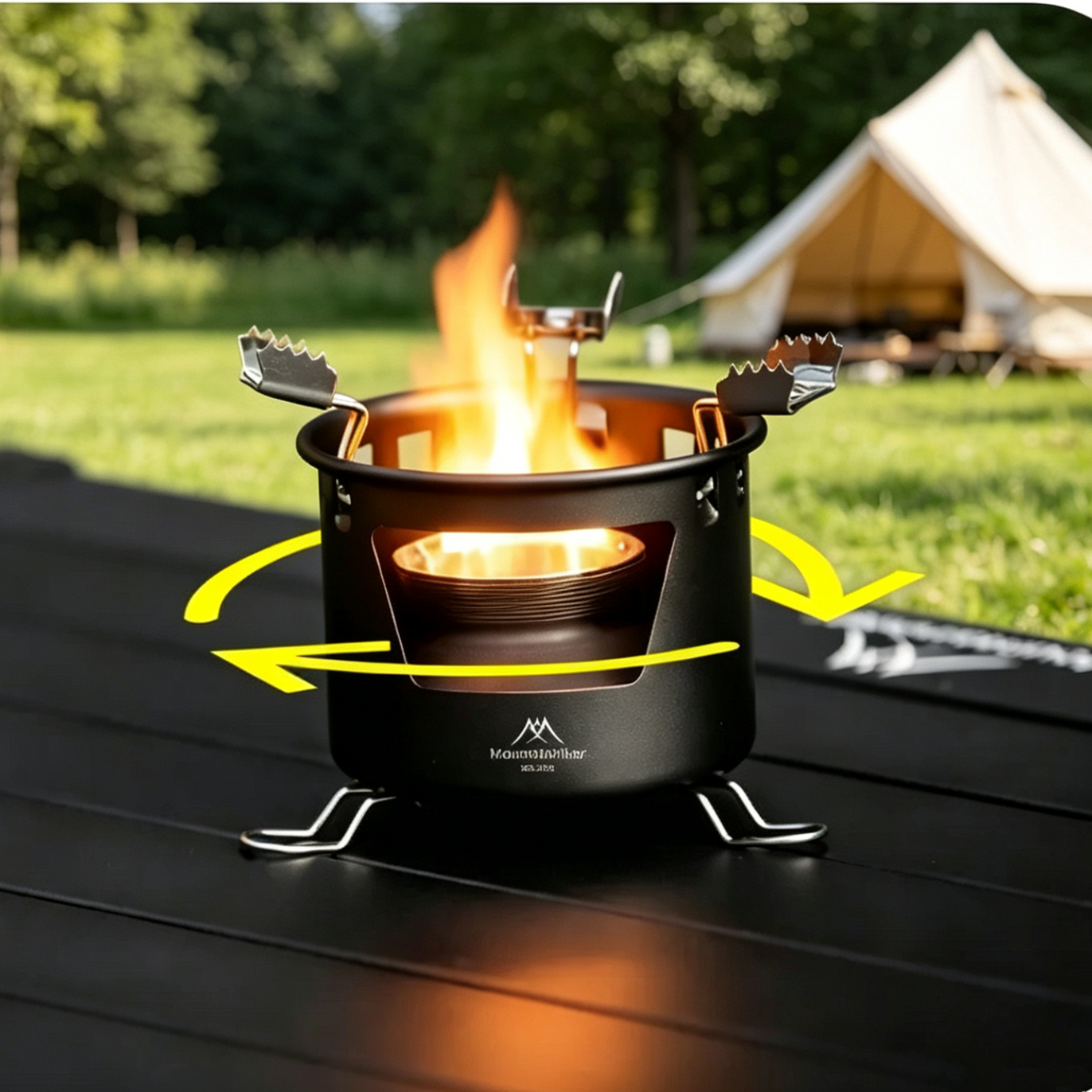 Camping Cooking Hardware - Mountainhiker Outdoor Camping Alcohol Stove Liquid