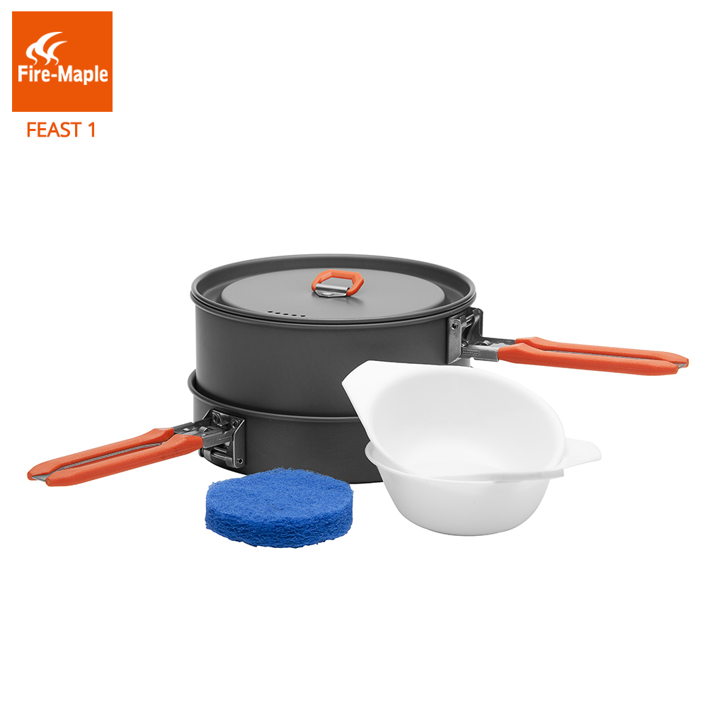 Camping Cooking Rice - Fire Maple Feast 1 Outdoor Camping