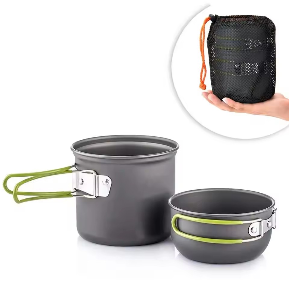 Camping Cooking Fire Pit - Ultralight Camping Cookware Mess Kit Camping