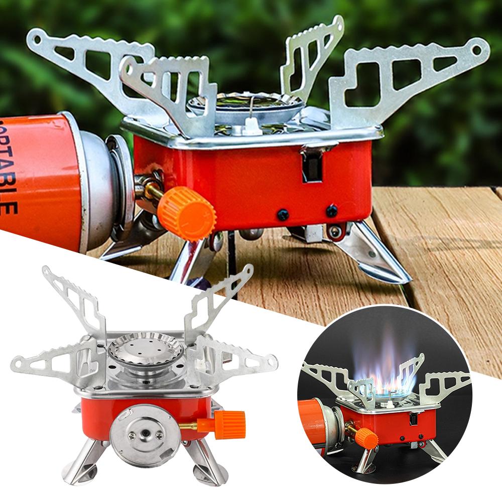 Camping Cooking Burner - Portable Burner Camping Foldable Windproof Outdoor