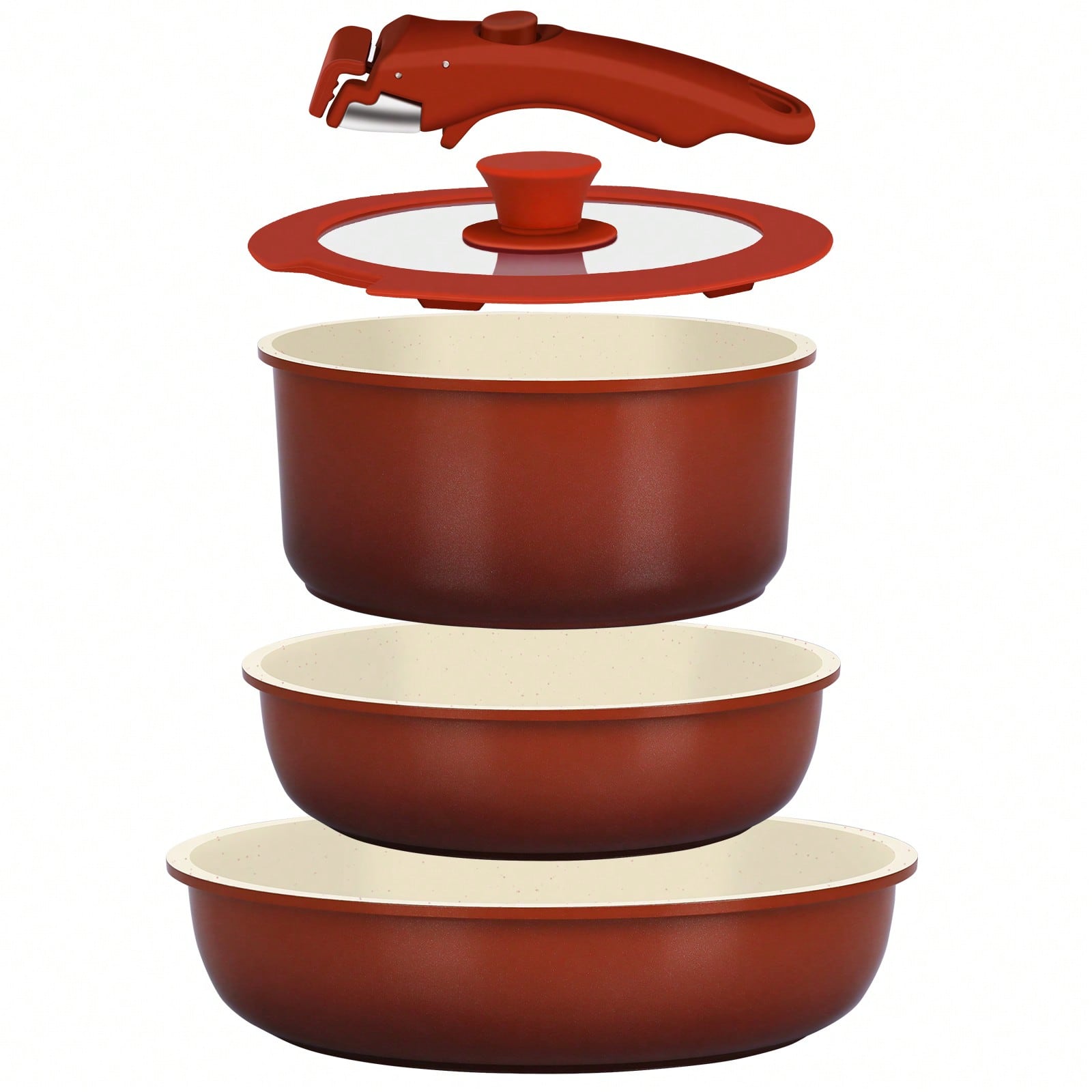 Camping Cooking Set Non Stick - 11Pcs Non-Stick Pots And Pans Set