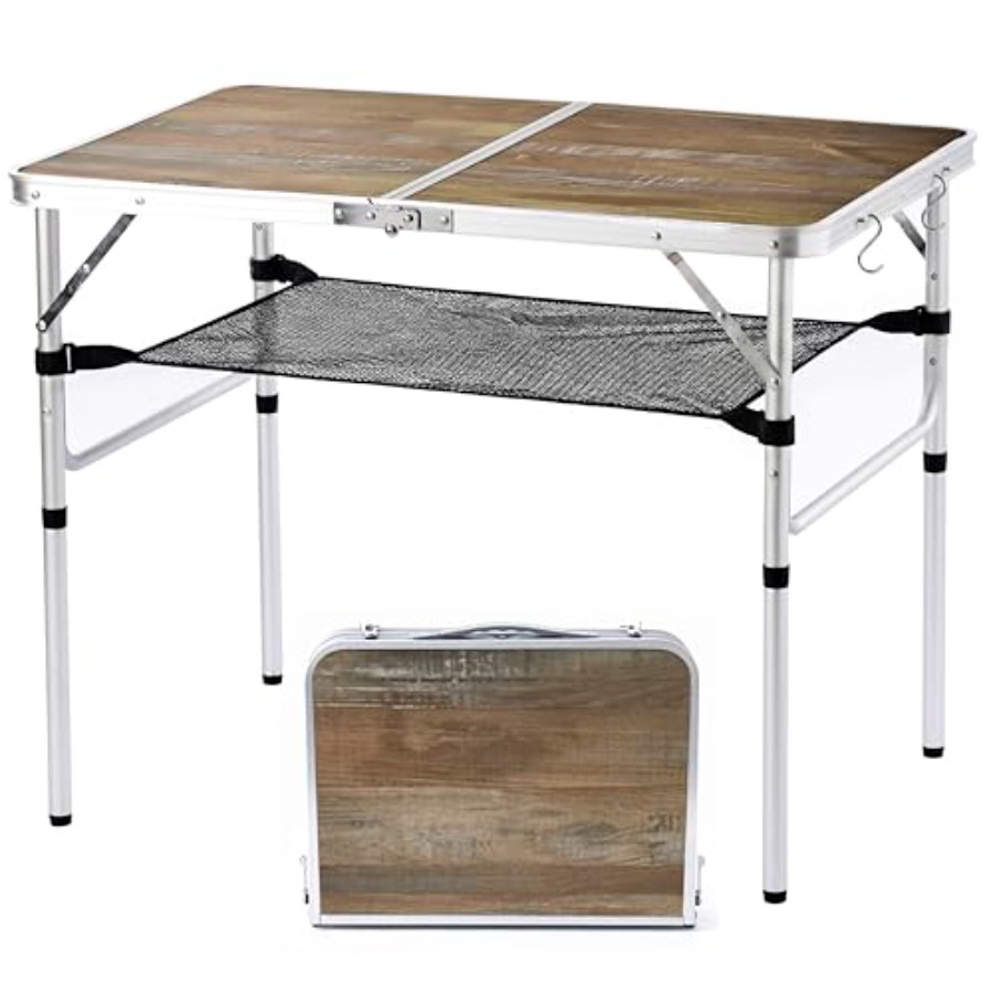 Camping Cooking Table Foldable - Aluminum Camp Table Folding Table Portable