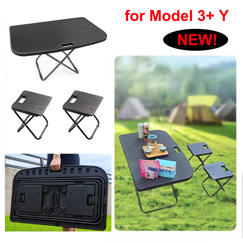 Camping Cooking Table Foldable - Car Rear Trunk Portable Table For