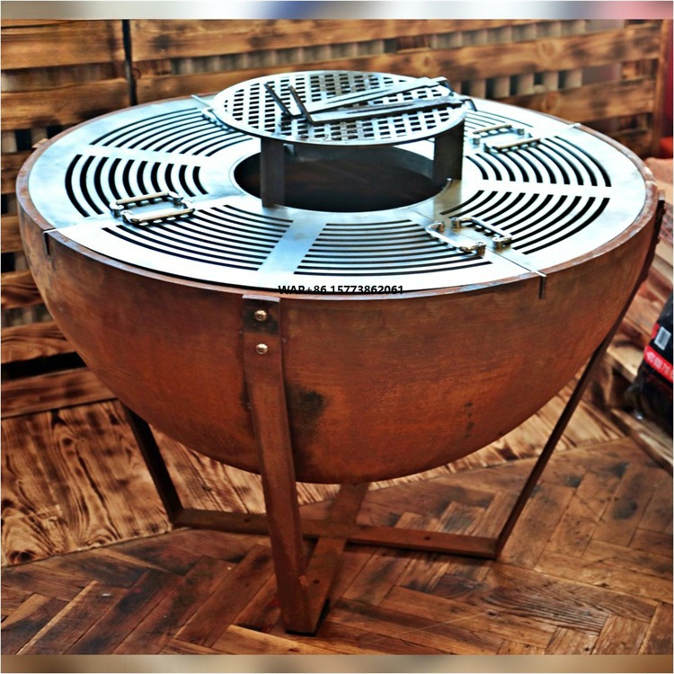 Camping Cooking Fire Pit - Barbecue Grill Camping Fire Pit Cooking