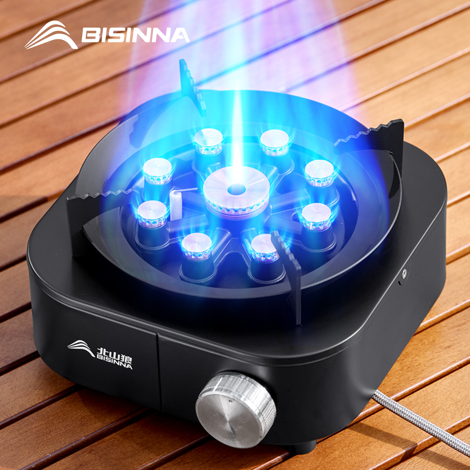 Camping Cooking Burner - BISINNA Portable Camping Gas Stove 10000W