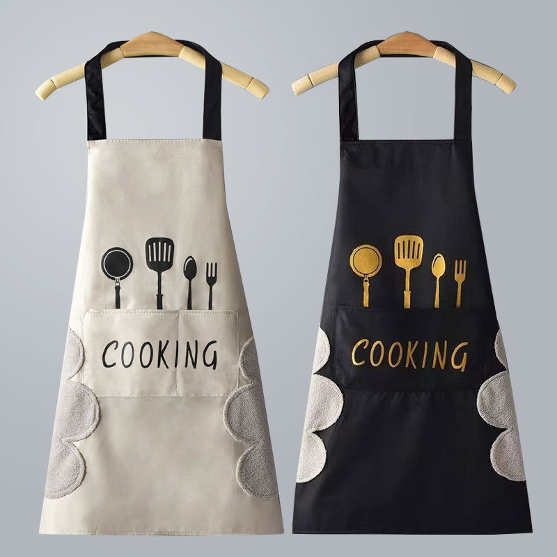 Camping Cooking Apron - Waterproof Oilproof Apron Can Wipe Hands