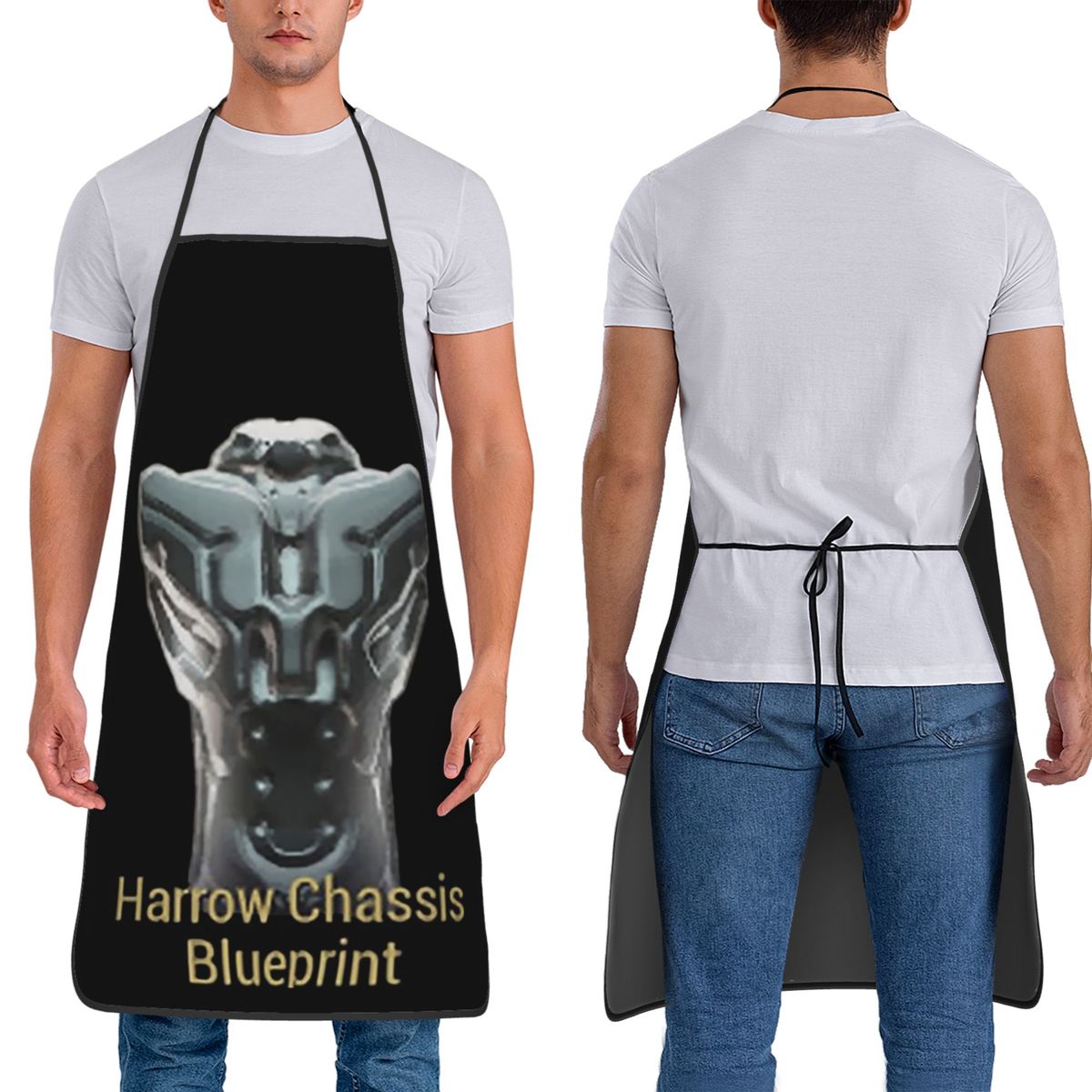 Camping Cooking Apron - Harrow Chassis Blueprint Warframe Tennoc Aprons
