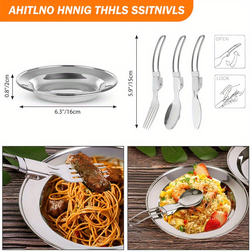 17pcs Camping Cookware Set, Po - Camping Cooking Set Non Stick บทวิจารณ์และราคา