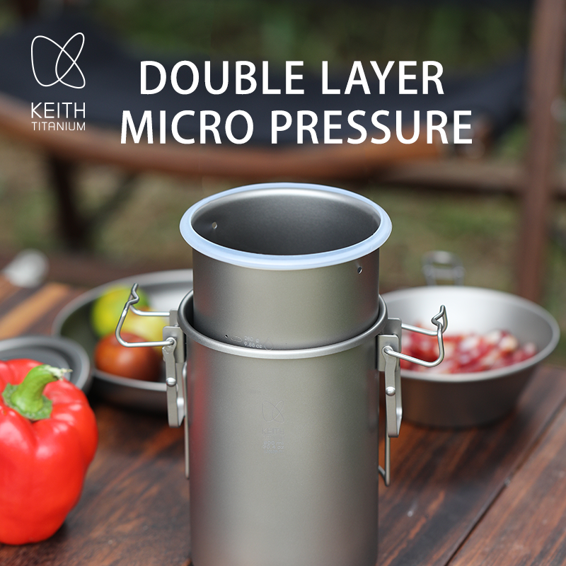 KEITH Pure Titanium Rice Cooke - Camping Cooking Rice บทวิจารณ์และราคา