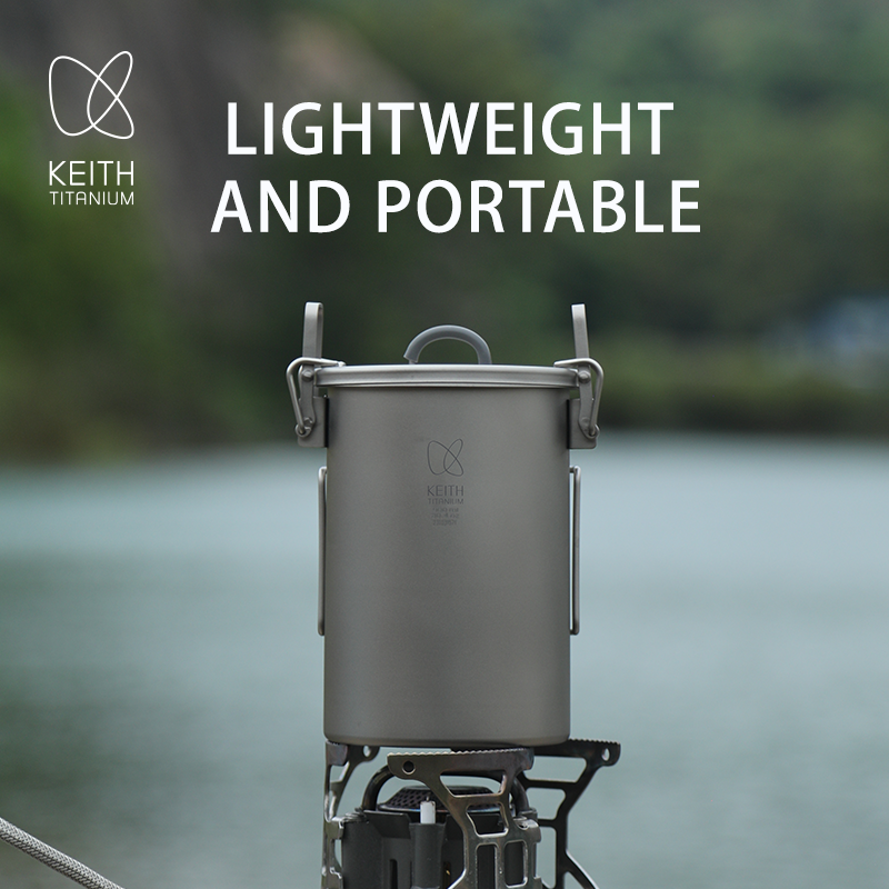 KEITH Pure Titanium Rice Cooke - Camping Cooking Rice บทวิจารณ์และราคา