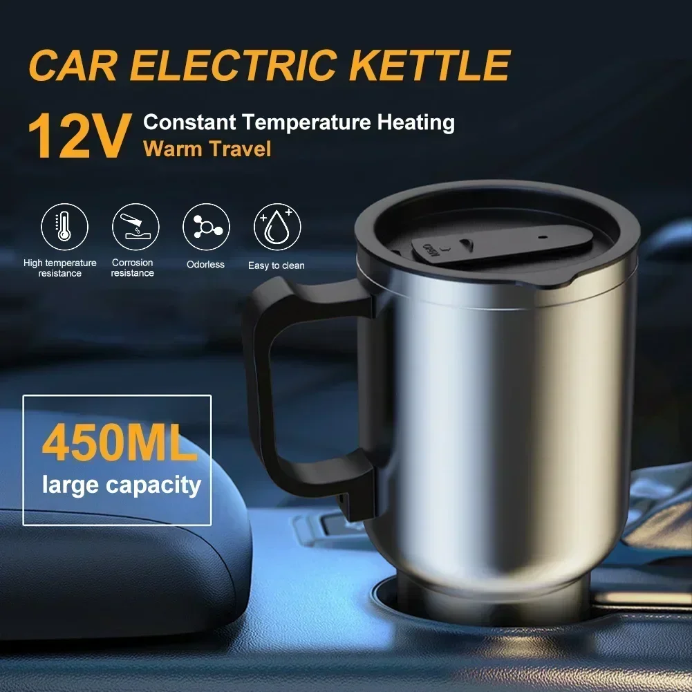 Electric Heating Car Kettle 12 - Camping Cooking Mug บทวิจารณ์และราคา
