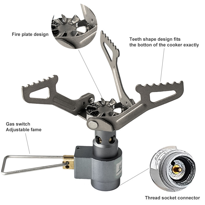BRS Outdoor Gas Stove Mini Cam - Camping Cooking Burner บทวิจารณ์และราคา