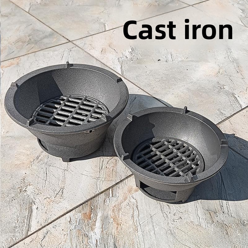 Traditional Cast Iron Carbon S - Camping Cooking Fire Pit บทวิจารณ์และราคา
