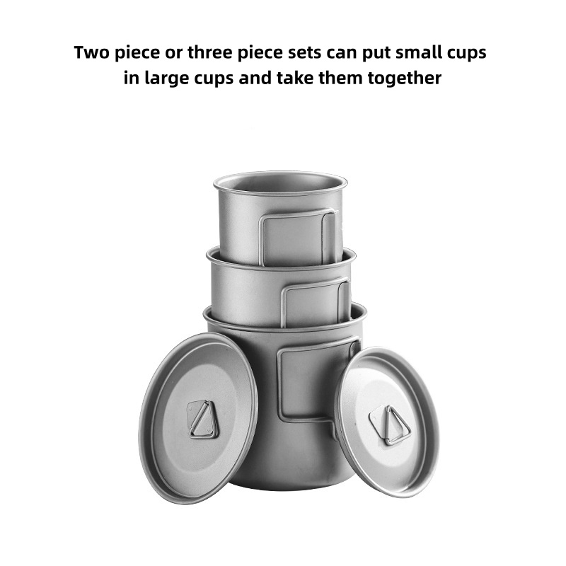 Titanium Camping Mug with Fold - Camping Cooking Unit บทวิจารณ์และราคา