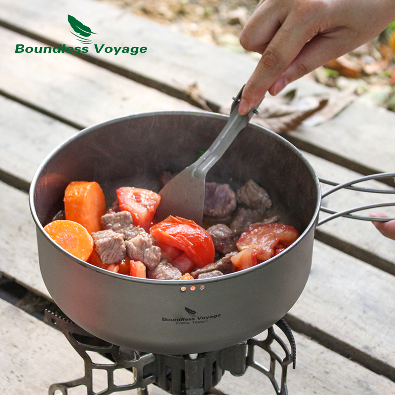Boundless Voyage Titanium Stea - Camping Cooking Rice บทวิจารณ์และราคา