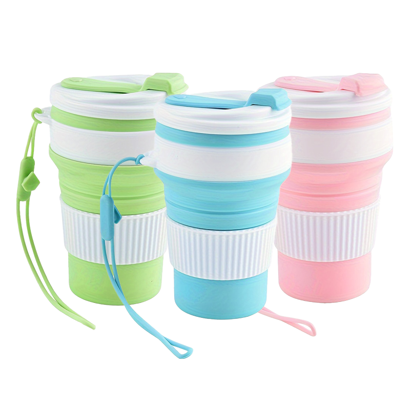 Collapsible Silicone Travel Cu - Camping Cooking Mug บทวิจารณ์และราคา