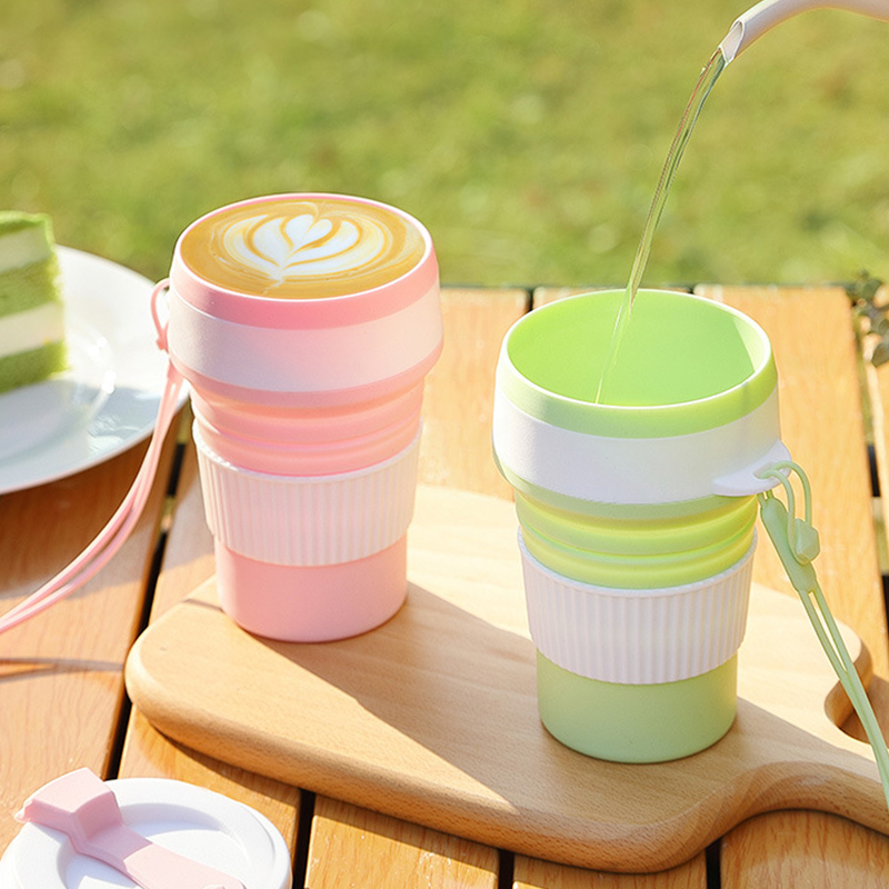 Collapsible Silicone Travel Cu - Camping Cooking Mug บทวิจารณ์และราคา