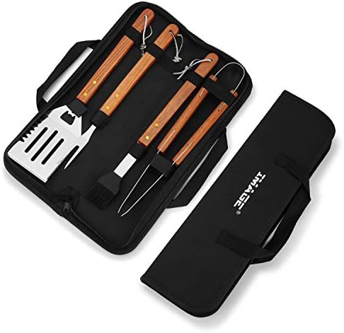 4-Piece Stainless Steel BBQ Gr - Camping Cooking Set For 4 บทวิจารณ์และราคา