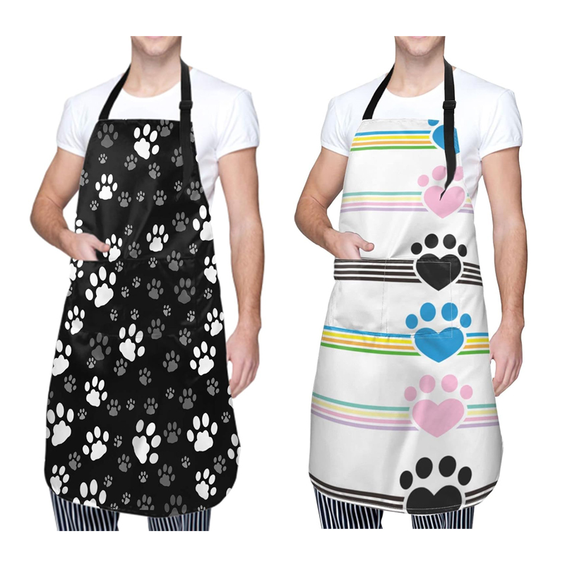 Funny Dog Paw Animal Apron wit - Camping Cooking Apron บทวิจารณ์และราคา