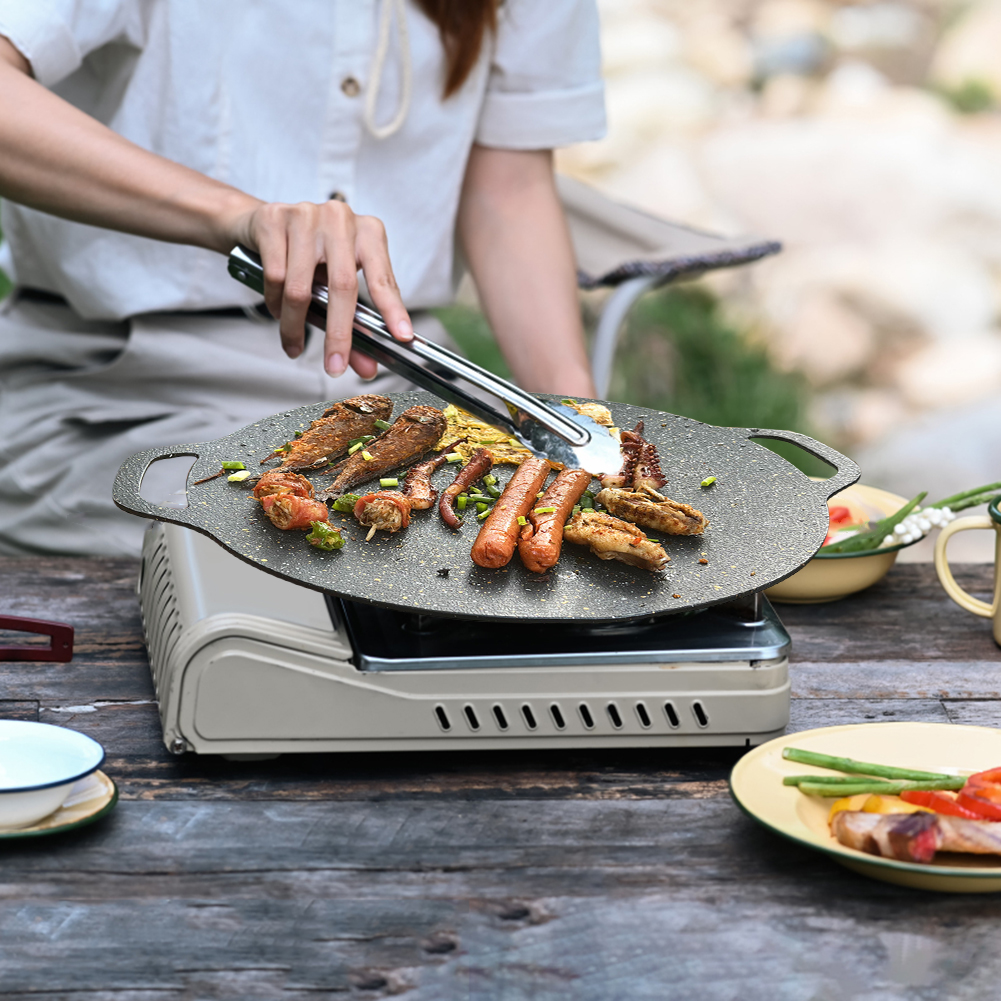 Round Baking Dishes Pans Non-s - Camping Cooking Wok บทวิจารณ์และราคา