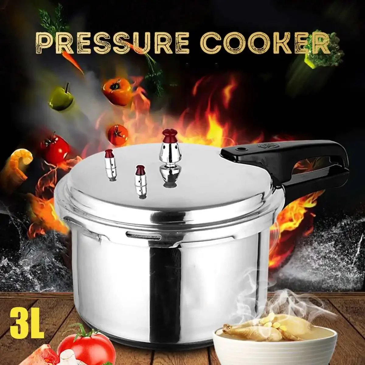 18/20/22/28cm Kitchen Pressure - Camping Cooking Rice บทวิจารณ์และราคา