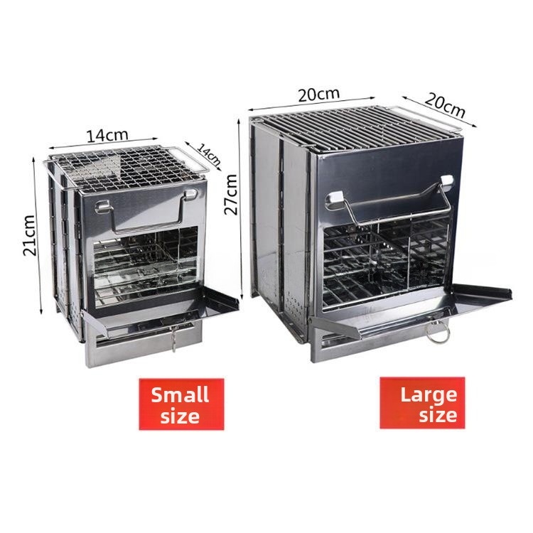 Portable Outdoor Camping BBQ S - Camping Cooking Fire Pit บทวิจารณ์และราคา