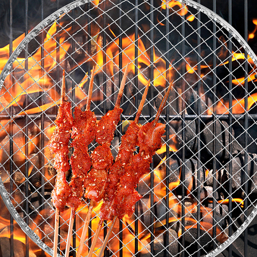 10Pcs Bbq Grill Mesh Fire Pit  - Camping Cooking Fire Pit บทวิจารณ์และราคา