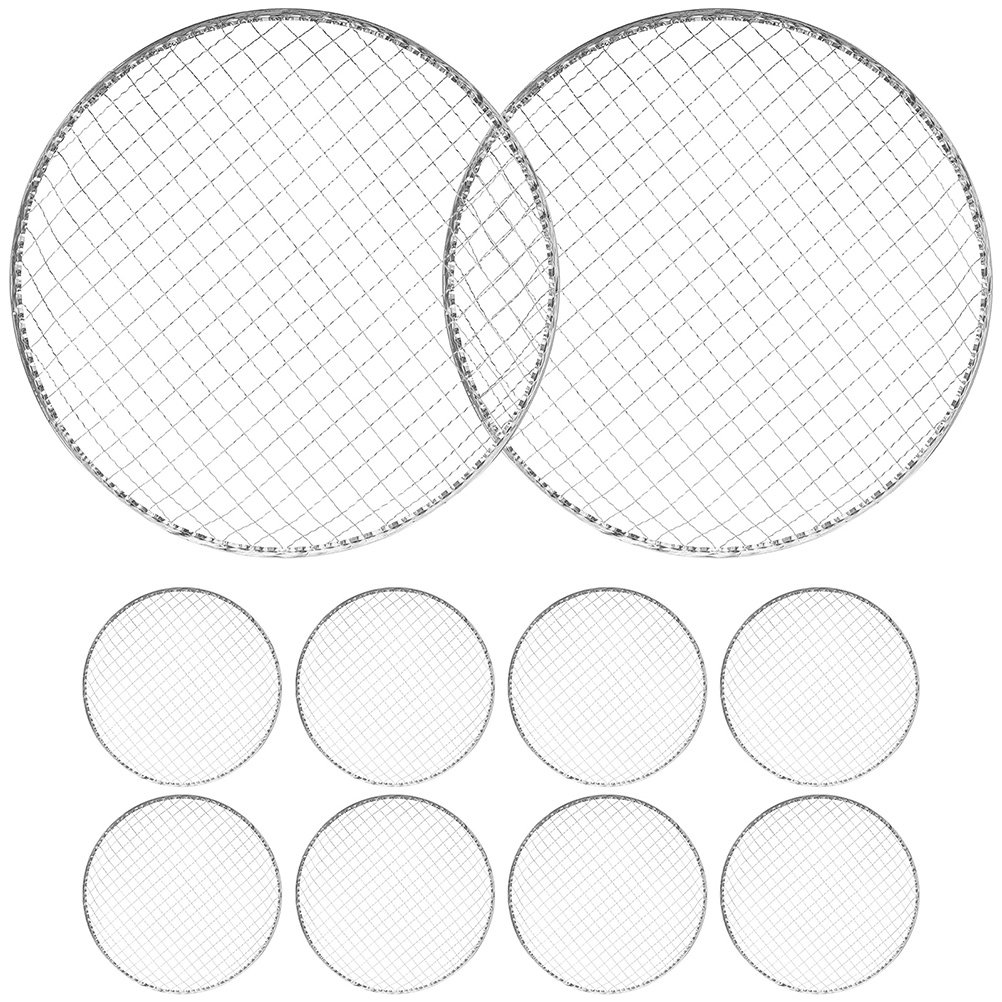 10Pcs Bbq Grill Mesh Fire Pit  - Camping Cooking Fire Pit บทวิจารณ์และราคา