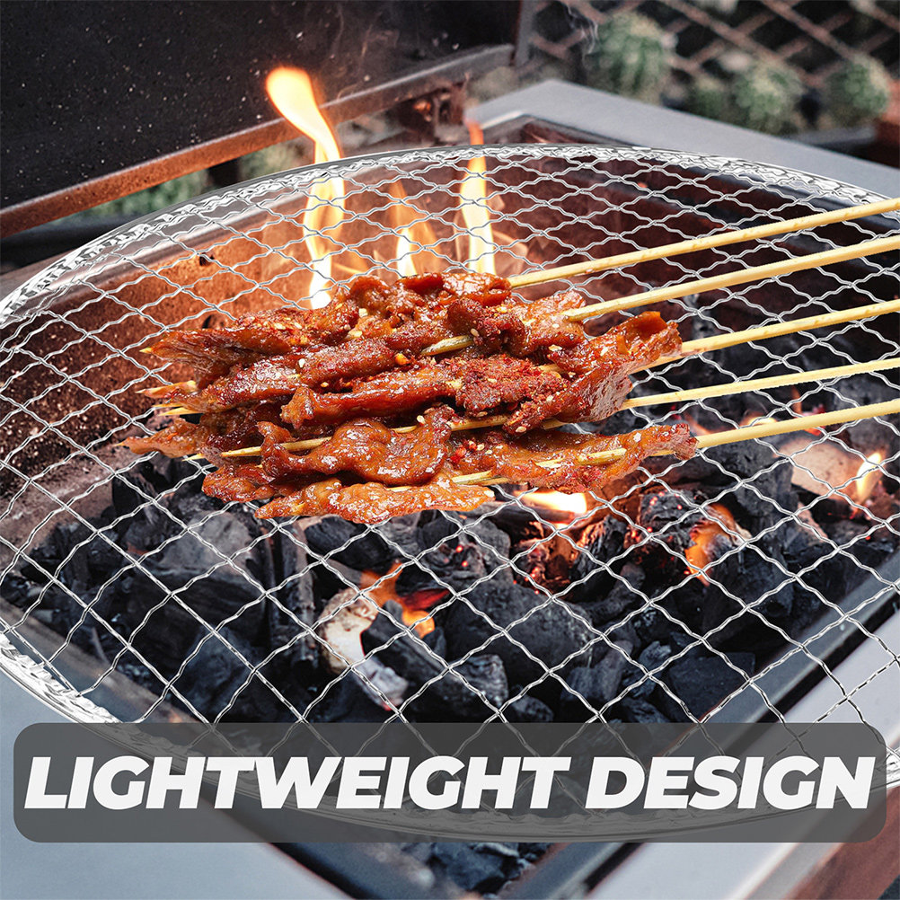 10Pcs Bbq Grill Mesh Fire Pit  - Camping Cooking Fire Pit บทวิจารณ์และราคา