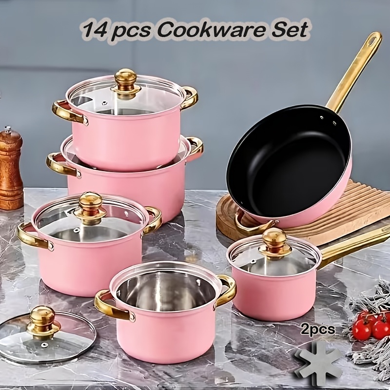 14pcs Stainless Steel Cookware - Camping Cooking Rice บทวิจารณ์และราคา