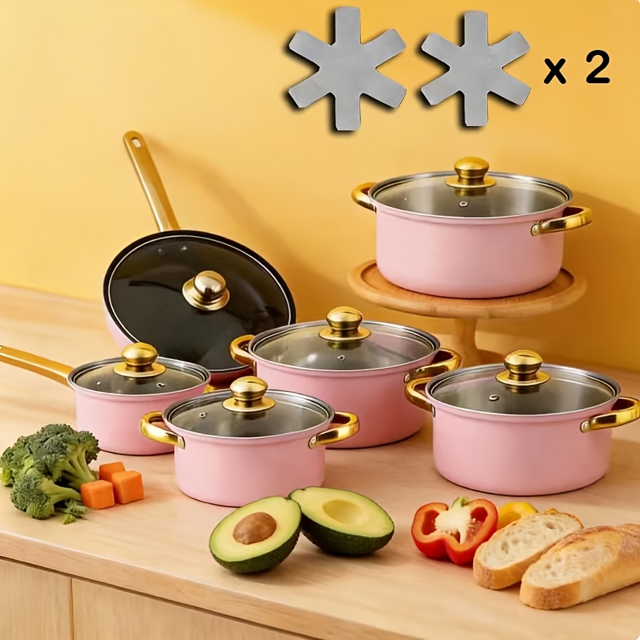 14pcs Stainless Steel Cookware - Camping Cooking Rice บทวิจารณ์และราคา