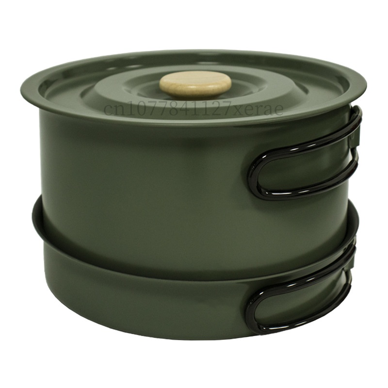 0.9L/1.2L/2.2L/3.5L 4pcs Outdo - Camping Cooking Set Large บทวิจารณ์และราคา