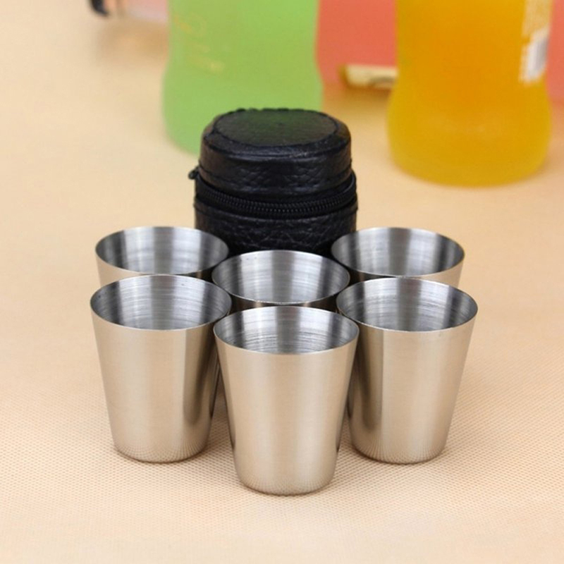 4/6Pcs Stainless Steel Cups Mi - Camping Cooking Mug บทวิจารณ์และราคา