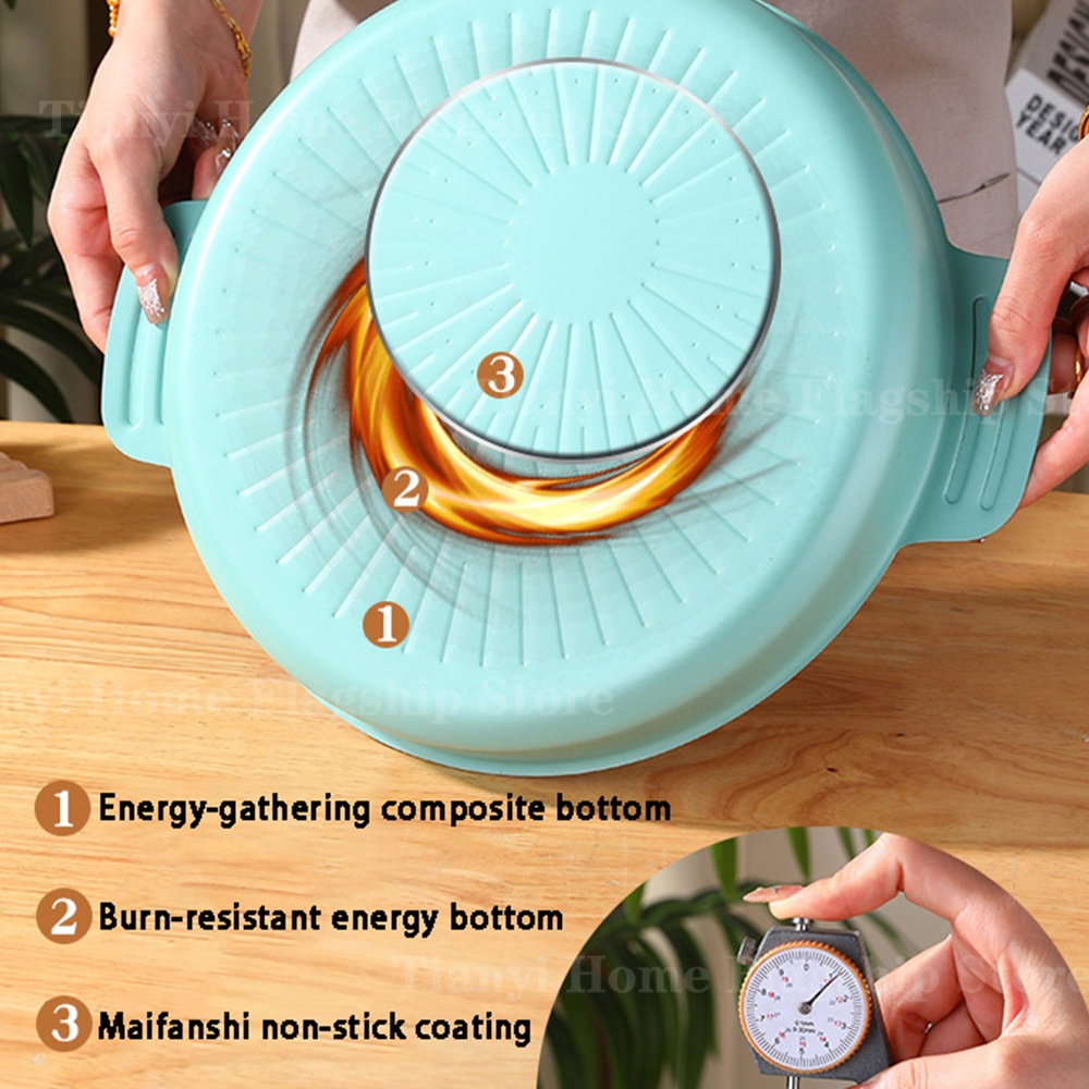 Grill Pan Round Non-Stick Barb - Camping Cooking Set Non Stick บทวิจารณ์และราคา