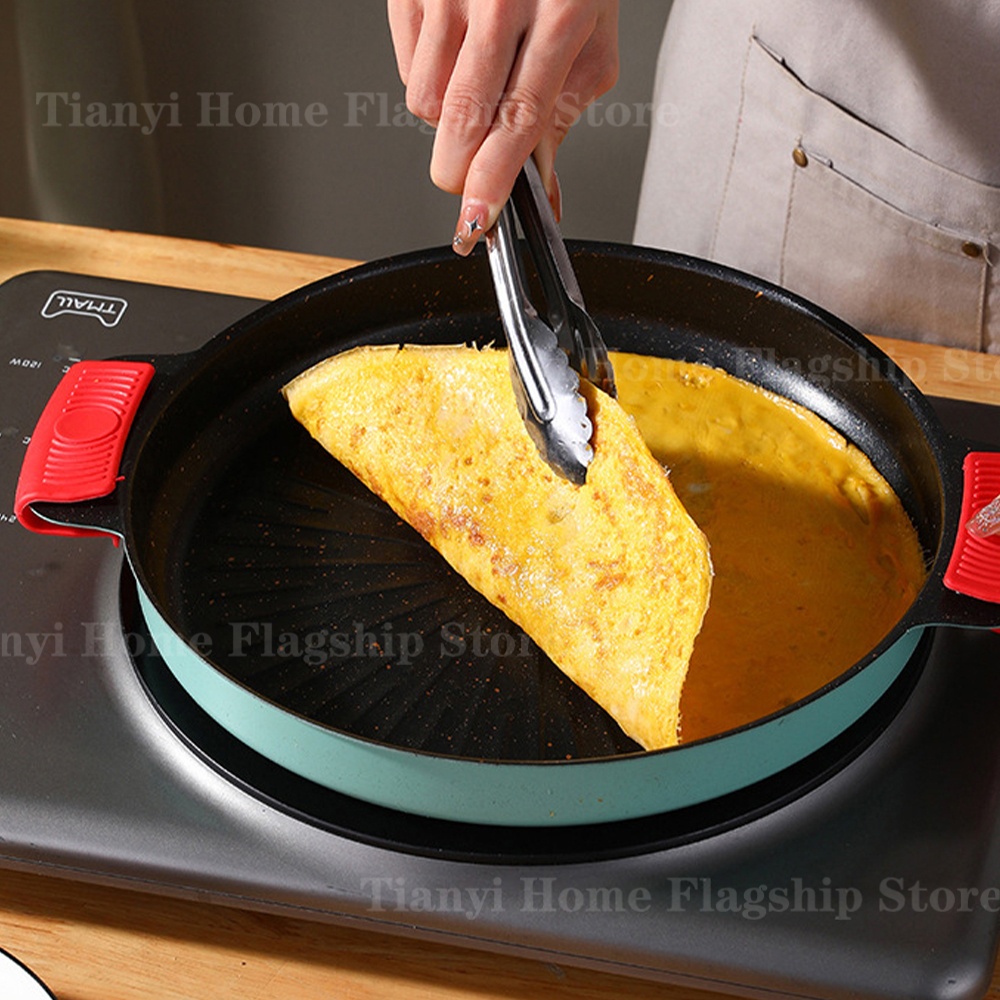 Grill Pan Round Non-Stick Barb - Camping Cooking Set Non Stick บทวิจารณ์และราคา