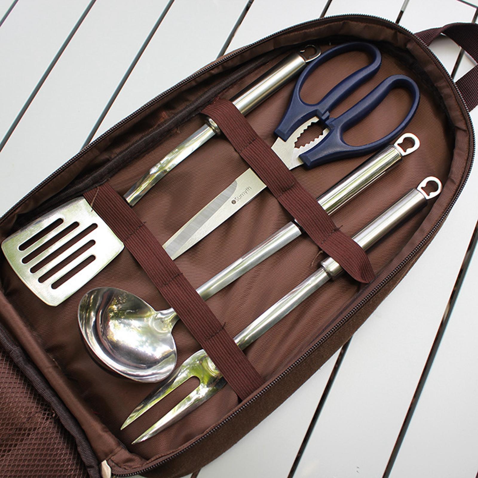 7pcs Camping Kitchen Utensil S - Camping Cooking Unit บทวิจารณ์และราคา