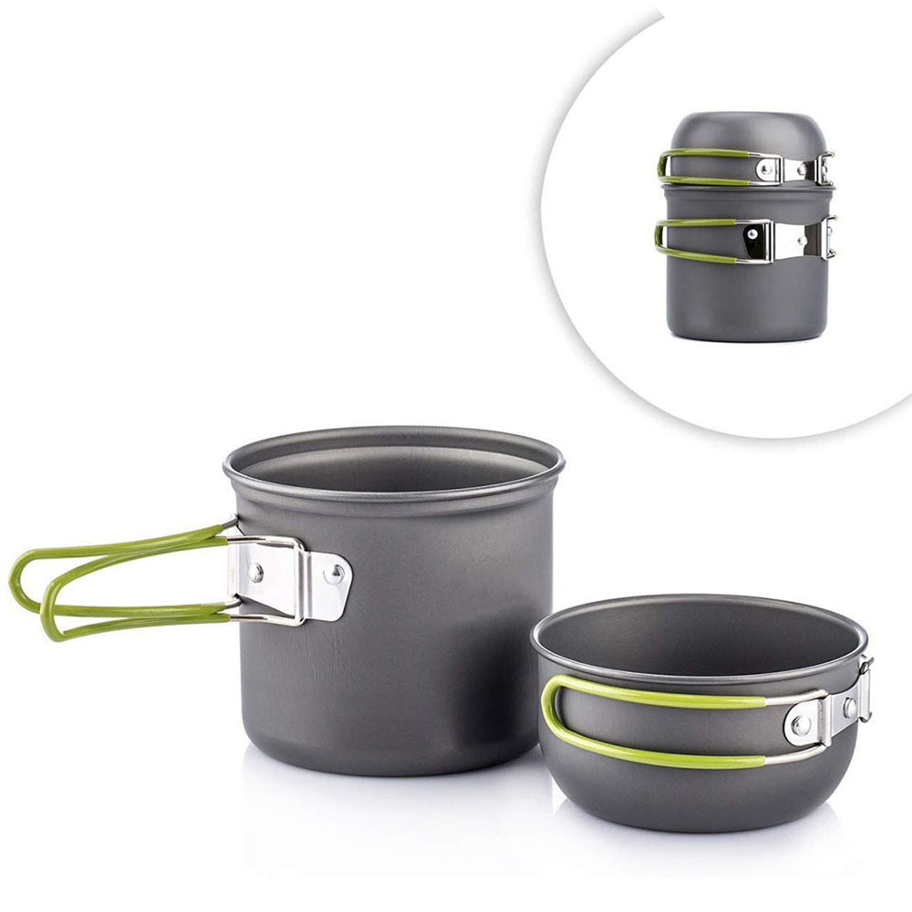 Ultralight Camping Pots Cookwa - Camping Cooking Rice บทวิจารณ์และราคา