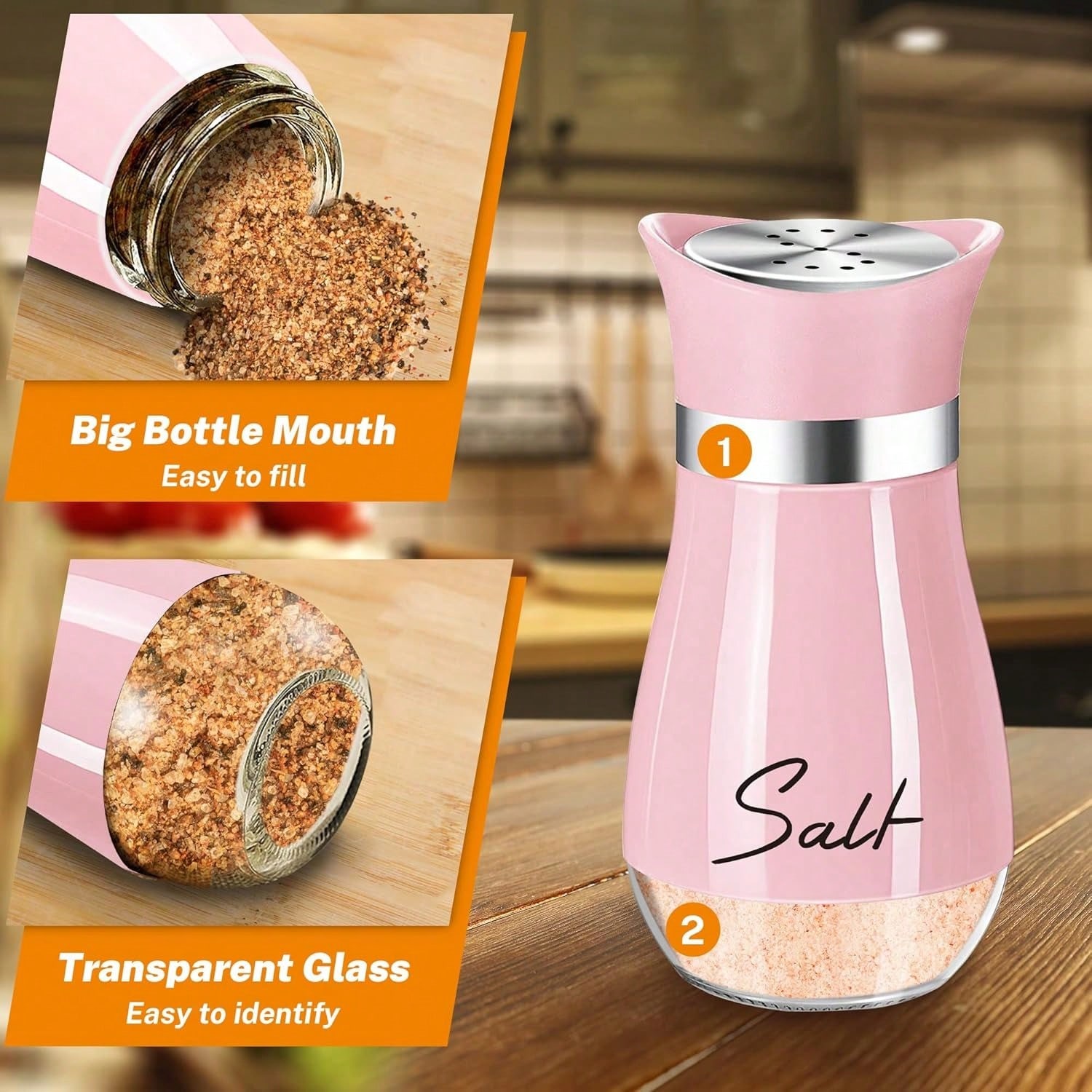Salt And Pepper Shakers Set,4  - Camping Cooking Set For 4 บทวิจารณ์และราคา