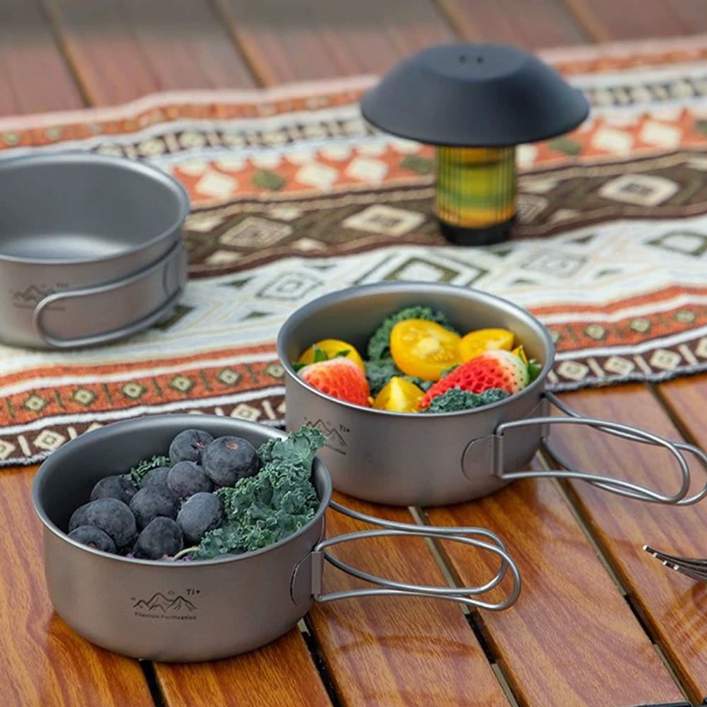 Compact Titanium Alloy Camping - Camping Cooking Hardware บทวิจารณ์และราคา