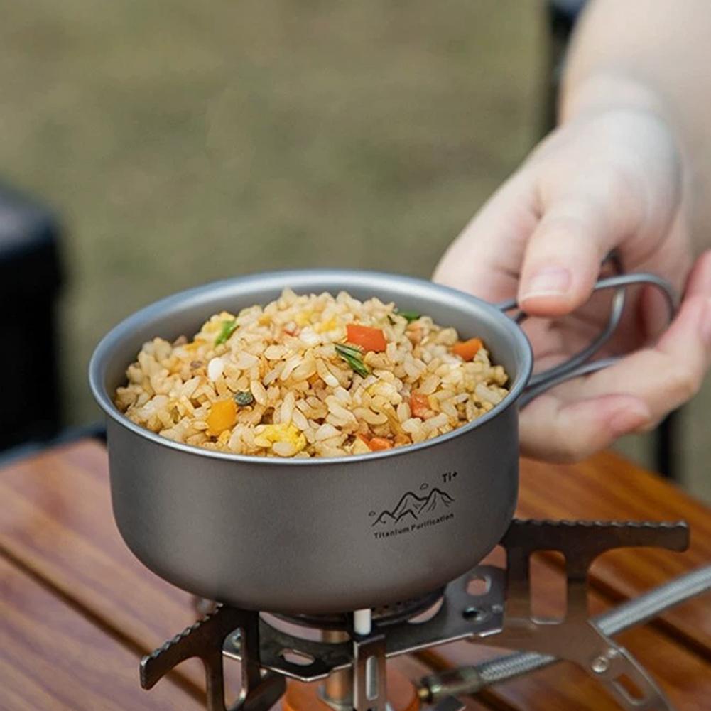 Compact Titanium Alloy Camping - Camping Cooking Hardware บทวิจารณ์และราคา