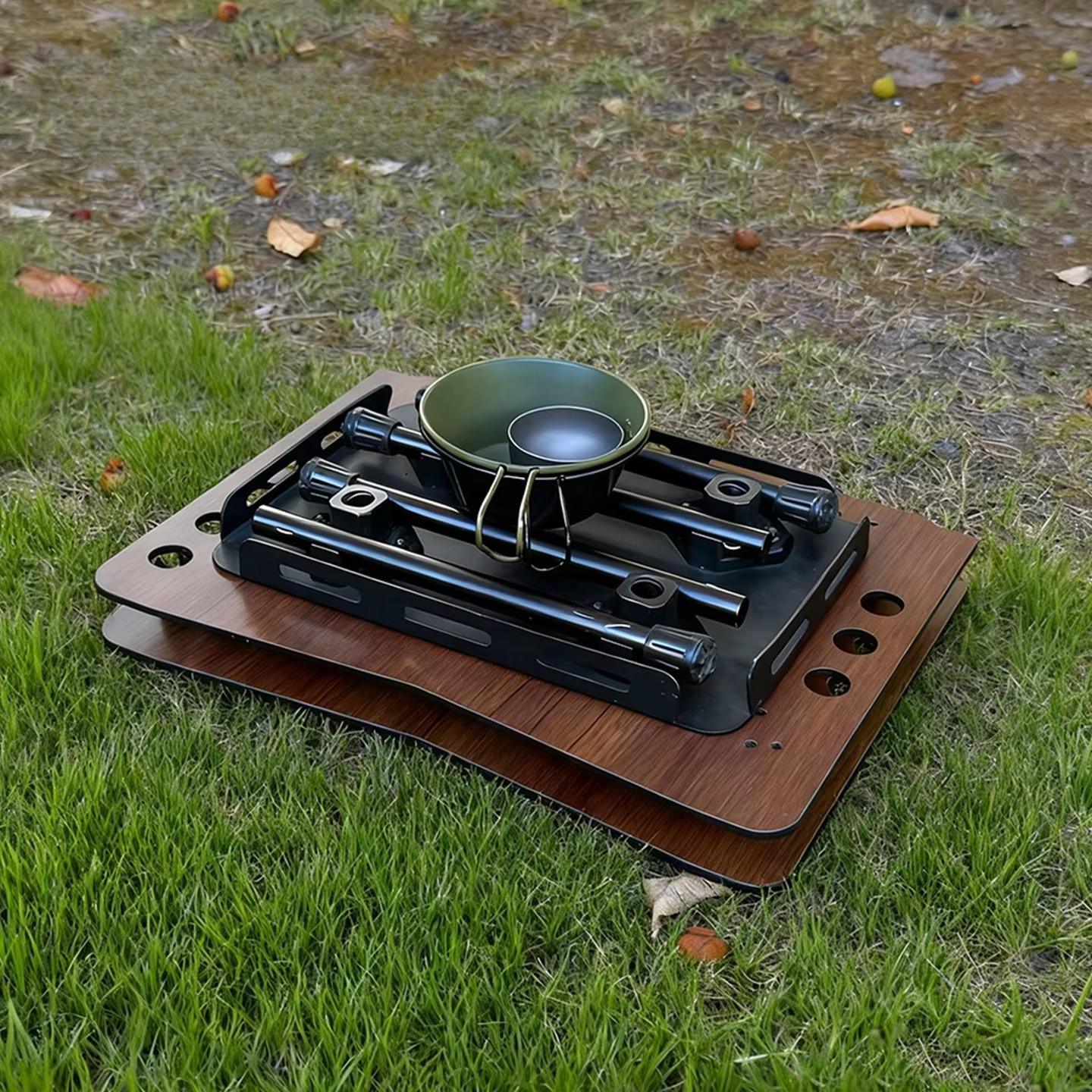 Outdoor Aluminum Folding Table - Camping Cooking Table Foldable บทวิจารณ์และราคา