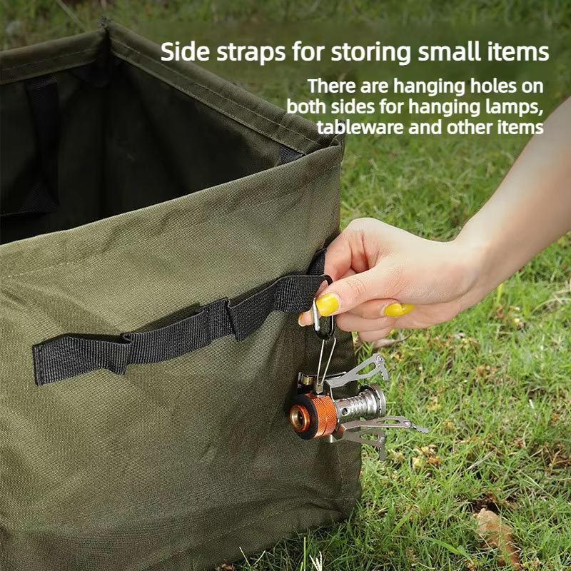 Oxford Cloth Foldable Outdoor  - Camping Cooking Basket บทวิจารณ์และราคา