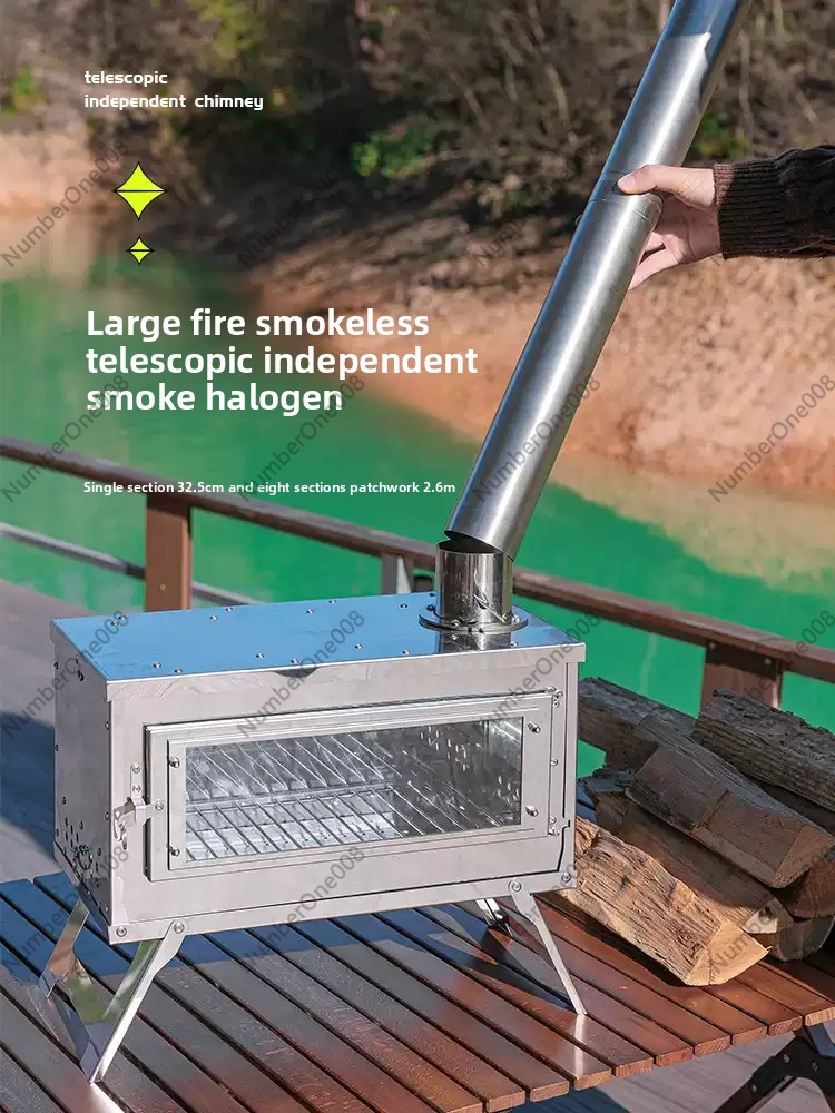 Portable Stainless Steel Wood  - Camping Cooking Fire Pit บทวิจารณ์และราคา