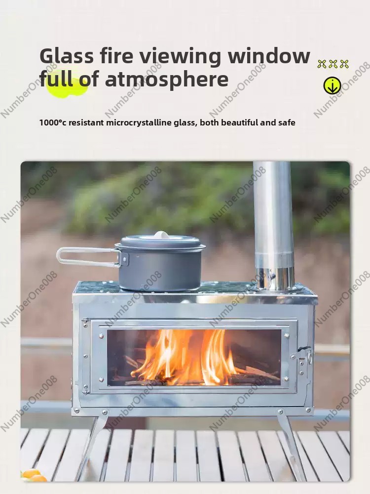 Portable Stainless Steel Wood  - Camping Cooking Fire Pit บทวิจารณ์และราคา