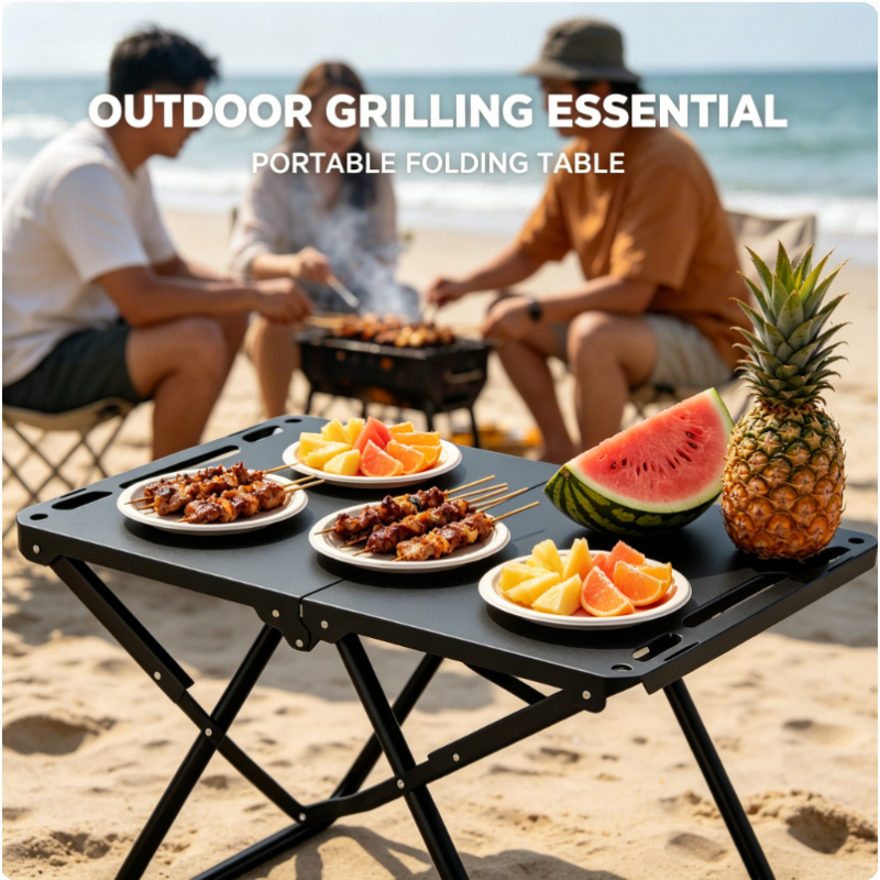 Lightweight Folding Camping Ta - Camping Cooking Table Foldable บทวิจารณ์และราคา