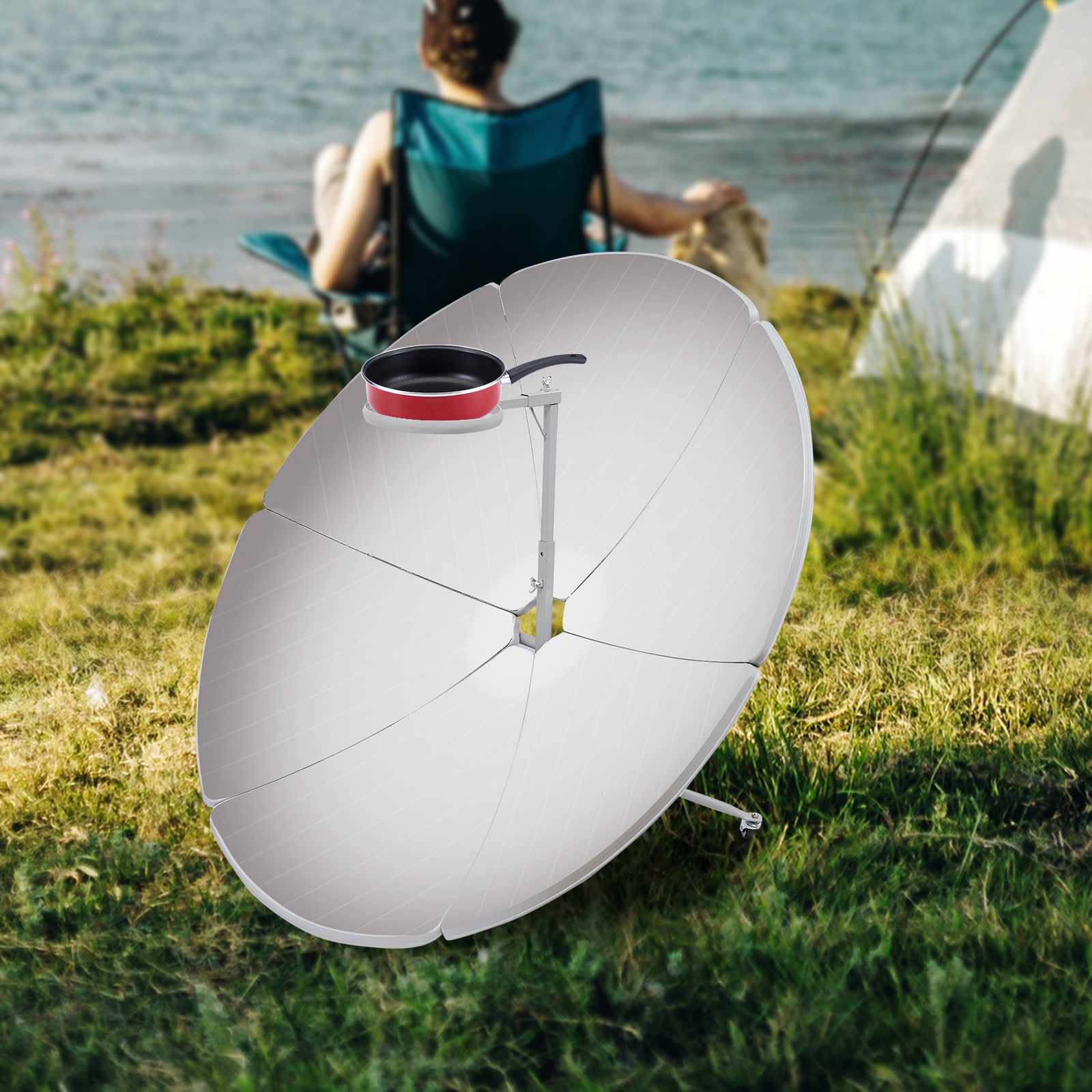 1800W Portable Solar Cooker, P - Solar Oven Camp บทวิจารณ์และราคา