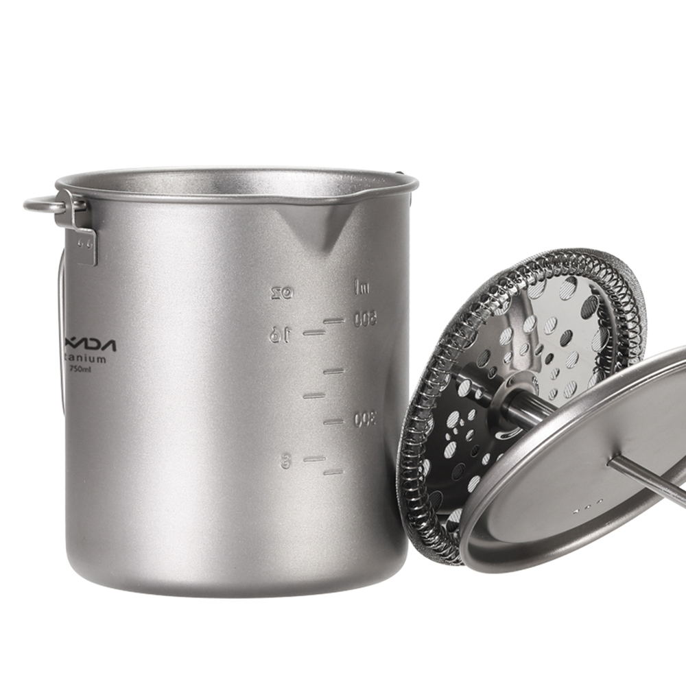 Ti Coffee Cup Lixada 750ml Tit - Camping Cooking Mug บทวิจารณ์และราคา