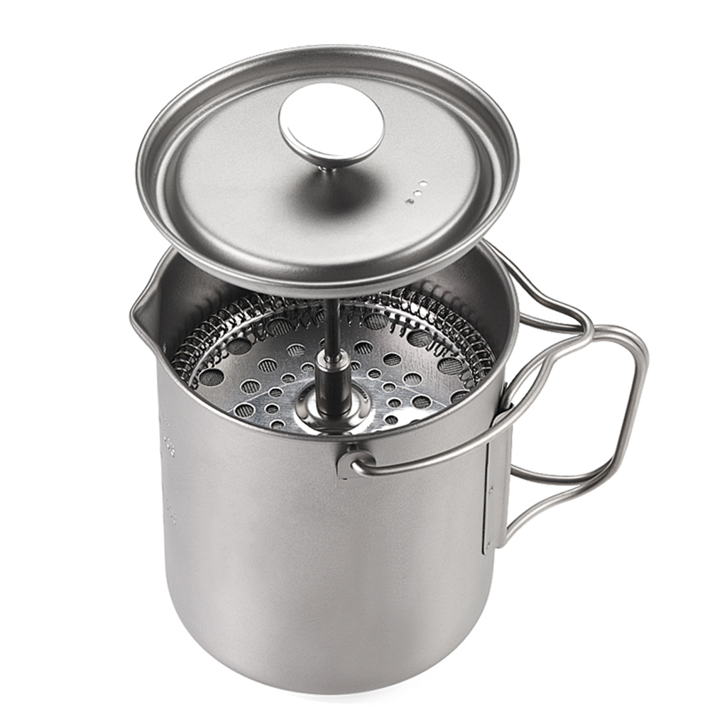 Ti Coffee Cup Lixada 750ml Tit - Camping Cooking Mug บทวิจารณ์และราคา