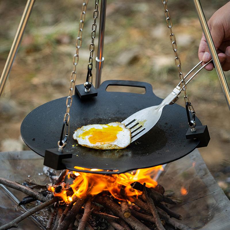 Camping Tripod For Cooking Out - Camping Cooking Fire Pit บทวิจารณ์และราคา