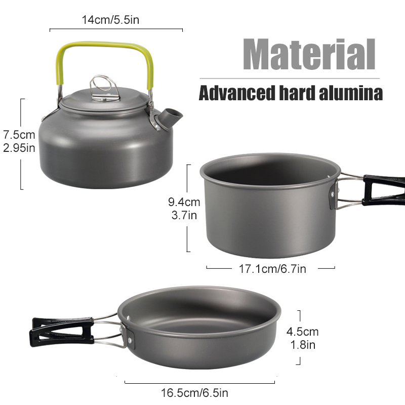WESTTUNE Camping Cookware Kit  - Camping Cooking Set Large บทวิจารณ์และราคา